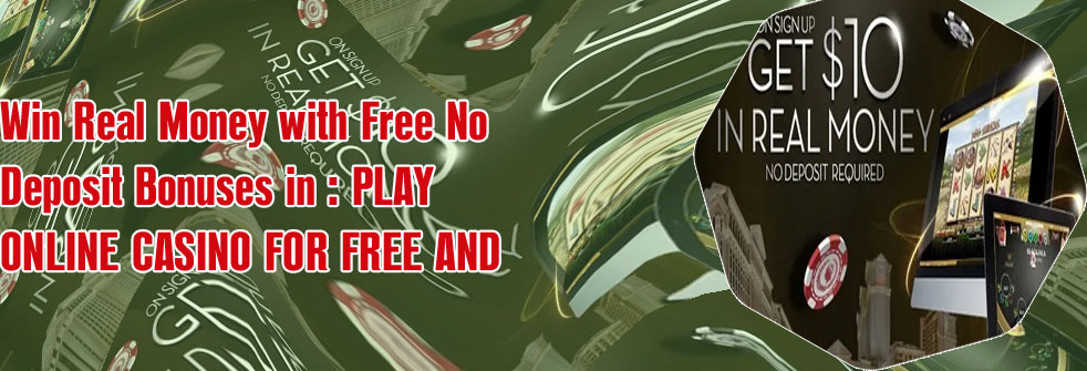Real money slots no deposit